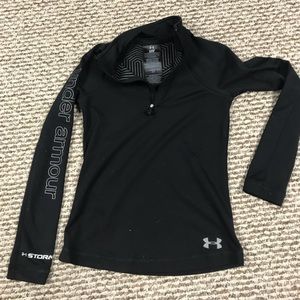 UA cold gear 1/4 zip youth small
